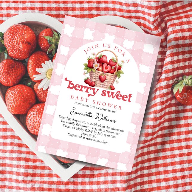 Berry Sweet Baby Shower Inbjudningar (Skapare uppladdad)
