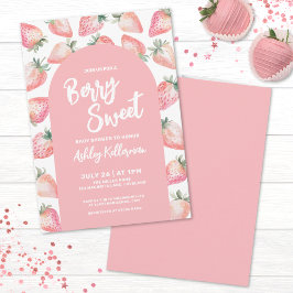 Berry Sweet Baby Shower Inbjudningar