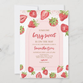 Berry Sweet Baby Shower Inbjudningar