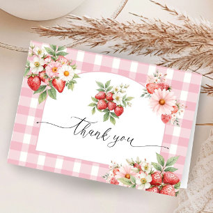 Berry Sweet Baby Shower, infälld tackkort