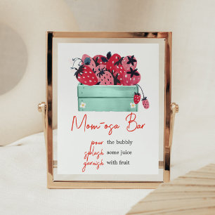 Berry Sweet Baby Shower Mamma Osa Pub Poster