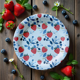 Berry Sweet Baby Shower Papper Plate