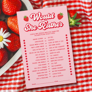 Berry Sweet Baby Shower, skulle hon hellre spela?