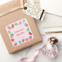 Berry Sweet Baby Shower Strawberry