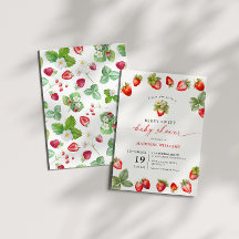Berry Sweet Baby Shower Strawberry
