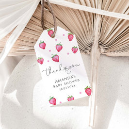 Berry Sweet Baby Shower Tack Presentetikett