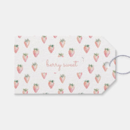 Berry Sweet Baby Shower Tack Presentetikett