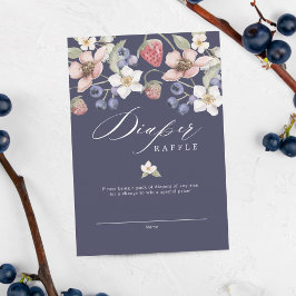 Berry Sweet Baby Shower Vild Berries & Flowers Tilläggskort