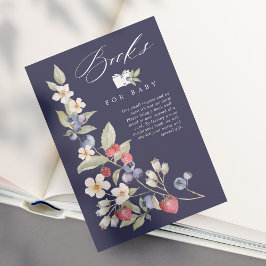 Berry Sweet Baby Shower Vild Berries & Flowers Tilläggskort