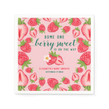 Berry Sweet Baby Strawberry Baby Shower Anpassning