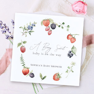 Berry Sweet Berries Baby Shower Pappersservett