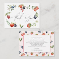 Berry Sweet Berries Baby Shower Tack