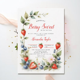Berry Sweet Berries Trädgård Neutral Bebisens Förs Inbjudningar