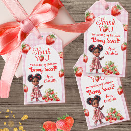 Berry Sweet Birthday - Afro Baby Berry Presentetikett