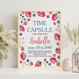 Berry Sweet Birthday Capsule-tecken Poster