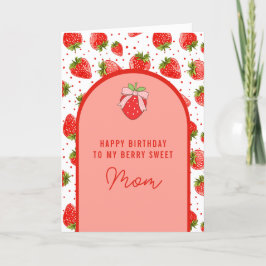 Berry Sweet Birthday Card Tack Kort
