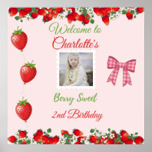 Berry Sweet Birthday Välkomstfoto