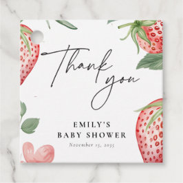 Berry Sweet Blommigt Baby Shower Gåvor Etiketter