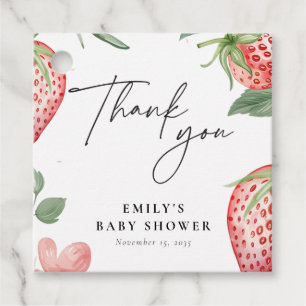 Berry Sweet Blommigt Baby Shower Gåvor Etiketter