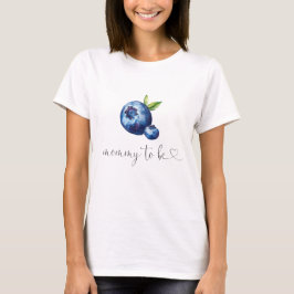 Berry Sweet Blueberry Baby Shower Mamma att vara T Shirt