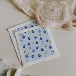 Berry Sweet Blueberry Baby Shower Pappersservett