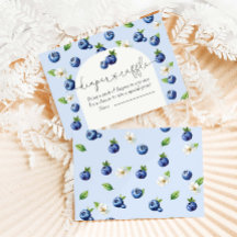 Berry Sweet Blueberry Baby Shower Raffle