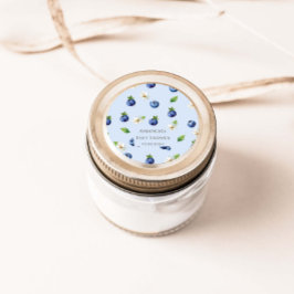 Berry Sweet Blueberry Baby Shower Runt Klistermärke