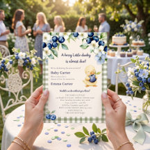 Berry Sweet Blueberry Duck / grön gingham