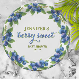 Berry Sweet Blueberry Theme Baby Shower
