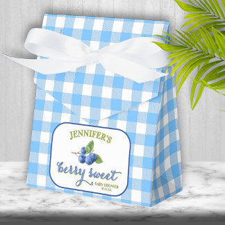 Berry Sweet Blueberry Theme Baby Shower Presentaskar