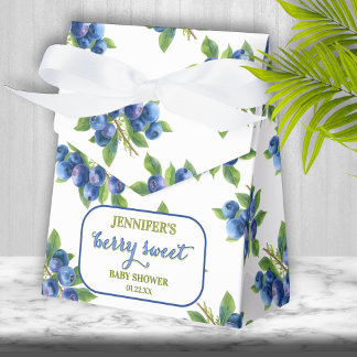 Berry Sweet Blueberry Theme Baby Shower Presentaskar