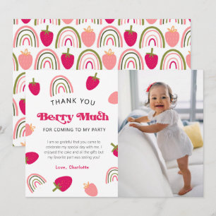Berry Sweet Boho Rainbow Photo - tackkort Tack Kort