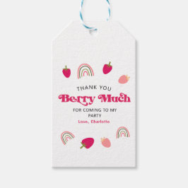 Berry Sweet Boho Rainbow Tack Favors Presentetikett