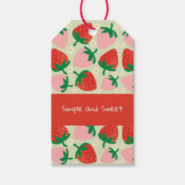 Berry Sweet Delights Olivgrön Presentetikett