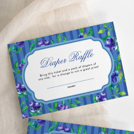 Berry Sweet Diaper Raffle Baby Shower Tilläggskort