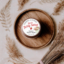 Berry Sweet Farmers Market Pojke Shower Favor
