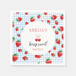 Berry Sweet First Birthday Pappersservett