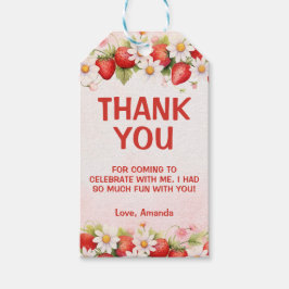 Berry Sweet First Birthday Presentetikett