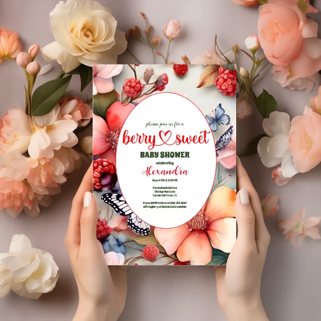 Berry Sweet Fruit Baby Shower Inbjudningar (Skapare uppladdad)