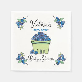 Berry Sweet Fruit Basket Baby Shower Pappersservett