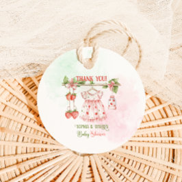 Berry Sweet Girl Baby Shower  Gåvor Etiketter