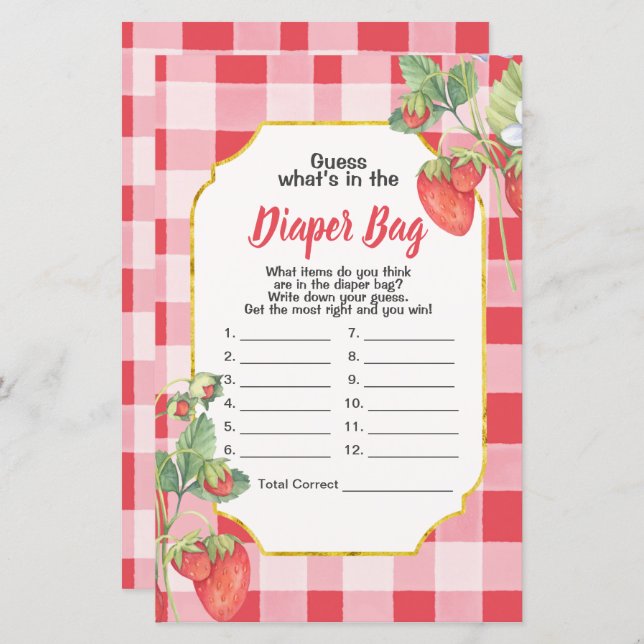 Berry Sweet gissar vad som står i tidningsbag (Fram/baksida)