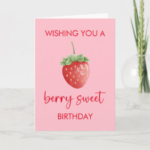 Berry Sweet Grattis på födelsedagen Card Kort