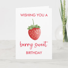 Berry Sweet Grattis på födelsedagen Card Kort