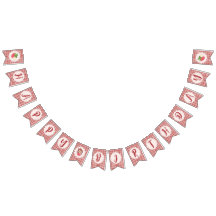 Berry Sweet Grattis på födelsedagen Flagga