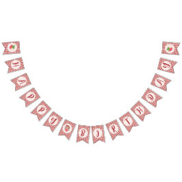 Berry Sweet Grattis på födelsedagen Flagga