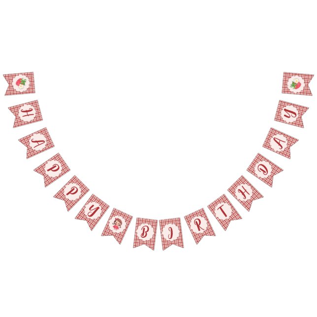 Berry Sweet Grattis på födelsedagen Flagga (Alla)