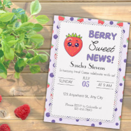 Berry Sweet News! Bjuddagsinbjudan Inbjudningar