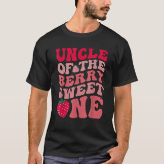 Berry Sweet One Strawberry First Birt T Shirt