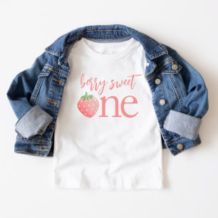 Berry Sweet One Strawberry First Birthday Shirt T